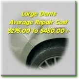 large-dent-on-fender Dent Removal Toronto - GTA | PDR - Paintless Dent Repair Prices