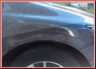 Honda-Civic-Dented-Fender Dent Removal Toronto - GTA | Mobile Dent Removal Gallery