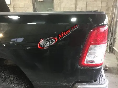 Dent and Ding Doctor - Quick dent removal - dent on truck after - pic1