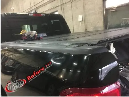 Dent and Ding Doctor - Quick dent removal - dent on truck before - pic<br />